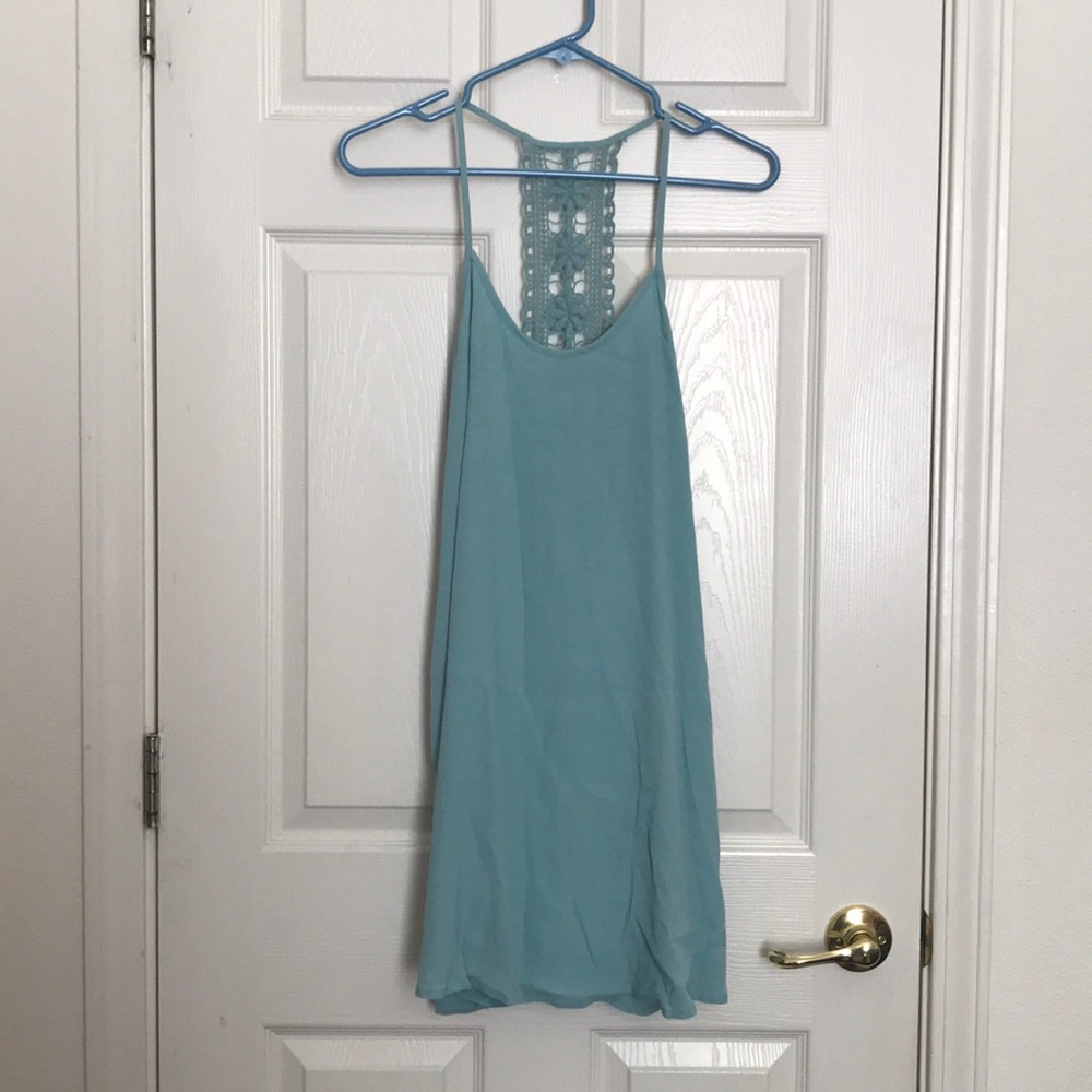 Lace Backless Vacation Dress